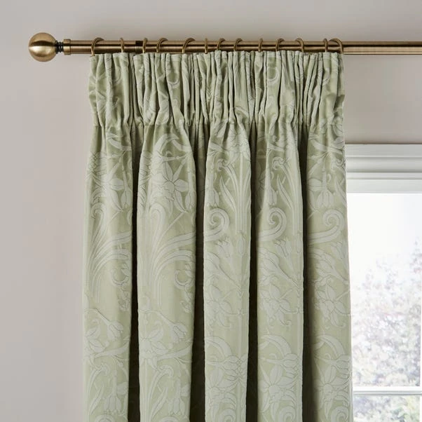 Dorma Fuchsia Bells Pencil Pleat Blackout Curtains 4 Dorma Fuchsia Bells Pencil Pleat Blackout Curtains - Image 4