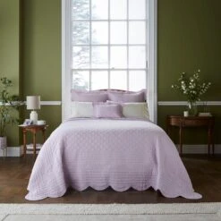 Dorma Soft Scalloped Bedspread -Dorma 30927697