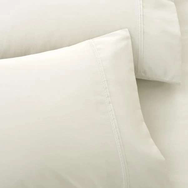 Dorma Luxurious & Silky 500 Thread Count Cotton Sateen Standard Pillowcase 2 Dorma Luxurious & Silky 500 Thread Count Cotton Sateen Standard Pillowcase - Image 2
