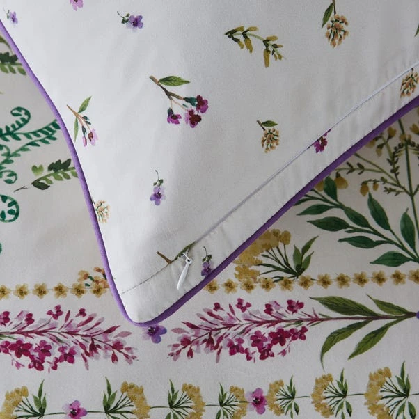 Dorma Botanical Panel Standard Pillowcase Pair 4 Dorma Botanical Panel Standard Pillowcase Pair - Image 4